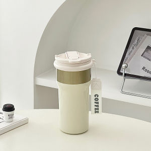 Cốc Cà Phê Cách Nhiệt Có Ống Hút Hai Lỗ Đơn Giản Cho Nữ 2025 Cốc Nước Đi Theo Thời Trang Mới Có Giá Trị Thẩm Mỹ Cao