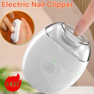 Electric Nail Clipper 2 IN 1 Automatic Nail Grinder Nail Trimmer Safe No Hurt Hands For Baby Older