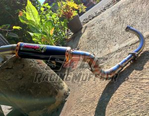 knalpot daeng karbon inlet 50mm mio Sporty mio j nmax beat vario scoopy