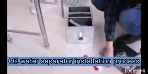 8LB 5GPM Gallons Per Minute Grease Trap Stainless Steel Trap Incrassation Interceptor For Restaurant Oil-Water Separator High Quality For Restaurant Kitchen oil Filter Free Accessories Sewage Treatment Filter Top Inlet