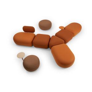 Reception Area Irregular Shape Sofa