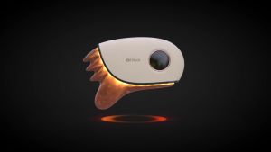 Dr.Rock Energy Rejuvenator - Bian Stone Facial and Body Device (White) with Micro Vibration Warm Compress Polarized Light Nano Graphene and Negative Ions Technology for Enhanced Skincare. Lift and Tighten Skin Lighten Skin at Home Skincare massager