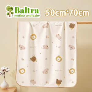Baltra Waterproof Infant Diaper Mat Cute Breathable Toddler Urine Mat Cotton Washable Diaper Changing Mat