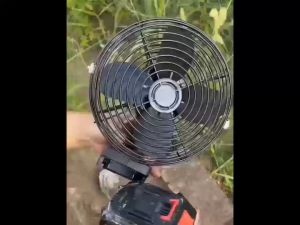 8นิ้ว พัดลมแบตเตอรี่ไร้สาย พัดลมไร้สาย พัดลมชาร์จแบต พัดลมตั้งแคมป์คุณภาพสูง พัดลมเครื่องมือแบบพกพา ใบพัดโลหะ พัดลมข้างเตียงสำหรับสำนักงานหอพัก