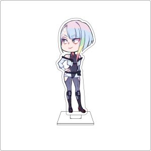 Bandai | Anime Cyberpunk: Edgerunners Cosplay Acrylic Hình Đứng 10CM Rebecca Lucyna Kushinada David Martinez Đồ Trang Trí Quà Tặng Cho Người Hâm Mộ