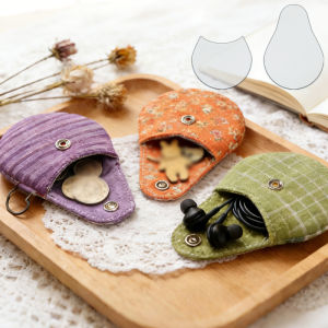 YOMDID 2pcs Transparent PET Template Mini Coin Purse DIY Template Minimalist Design Sturdy Sewing Template