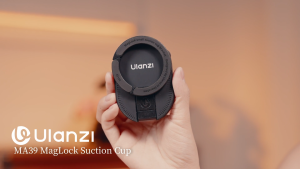 Ulanzi MA39 Foldable MagLock Suction Cup Magnetic Phone Mount Stand with 360 Multi Angle Adjustment Strong Suction Base Portable Pocket‑Size Design for MagSafe Compatible Smartphones | JG Superstore