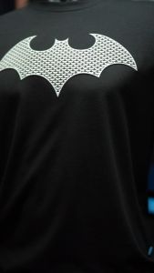 Azura Tshirt DC Comics Original Batman Arkham Logo Motif Hitam