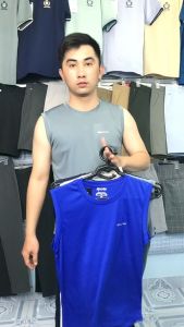 Áo thun ba lỗ nam  áo thun sát nách nam (logo ngẫu nhiên )  chất thun lạnh co giản 4 chiều Adam _fashion