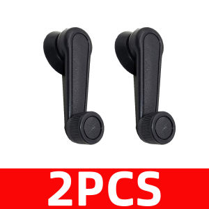 PINMOAP Manual Window Crank Handle 1/2/4/10PCS General Motors Door Glass Lifting Handle Replacement ABS Material Black Car Parts