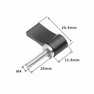Adjustable Screw L-type Length M4*10/12/15/17/20mm Locking 7-shaped Handle Screw Adapter for DSLR Camera Photographic Accessory