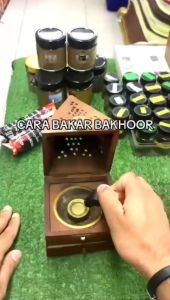 {Ready Stock} FULL SET BAKHOOR VIRAL Wood Mabkhara Set Full Set includes 1 Mabkhara 1 Bakhoor 2 pack Arang
