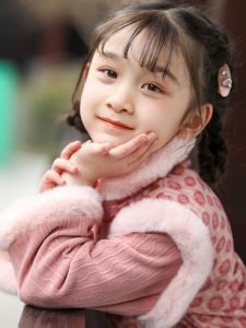 Thickened Long Sleeve Childrens Cheongsam Style Dress Girls Ancient Chinese Hanfu Modified Patchwork Skirt Winter New Arrival