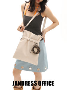 Original Design Multifunctional Bag JANDRESS Belt Buckle Clutch Shoulder Bag Crossbody Bag Soft PU Leather Daily Use