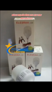 Bóng đèn led trụ sài bình 12V-24V đui E27 30W/40W ánh sáng trắng nhựa PC chịu nhiệt tuổi thọ bóng bền dùng lâu