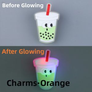 New Glowing LED Hole Shoe Flower Shoe Buckle Decorative Accessories Smart Star for Clog Shoes Flashing Shoe Ornaments