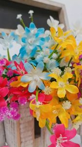 Bunga Hias Lily Panjang Artifisial Decoration Wedding Table - AF43