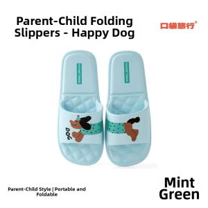 pocket travel | Family Folding Non-slip Disposable Travel Slippers