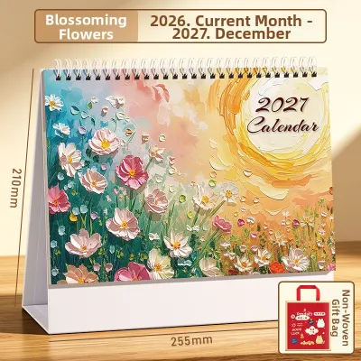 Student Exam Countdown Planner Custom Calendar 2027 Desk Memo