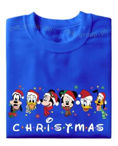 Mickey and Friends Disney Christmas T-Shirt Durable and Comfortable Cotton Shirt for All Gender