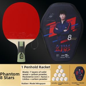 Double Fish | High Adhesion & Elastic Junior Table Tennis Racket