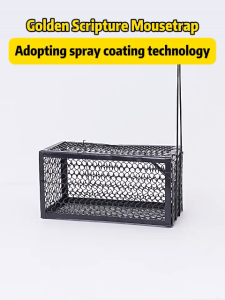 【BUY 1 TAKE 1】Mouse Trap for Big Rats Thickened and Enlarged Style Heavy Duty Rat Trap Cage Hunting Live Rat Plastic Mouse Trap Mouse Cage Household Mouse Trap Sticky Mouse Board Mouse Exterminate Useful Tools 