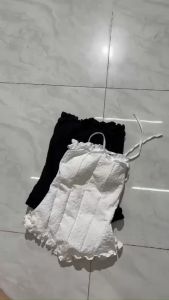 ÁO ỐNG YẾM KIỂU XỐP MẶC ĐƯỢC HAI KIỂU CÓ MOD NGỰC UTRRB ẢNH THẬT CUỐI