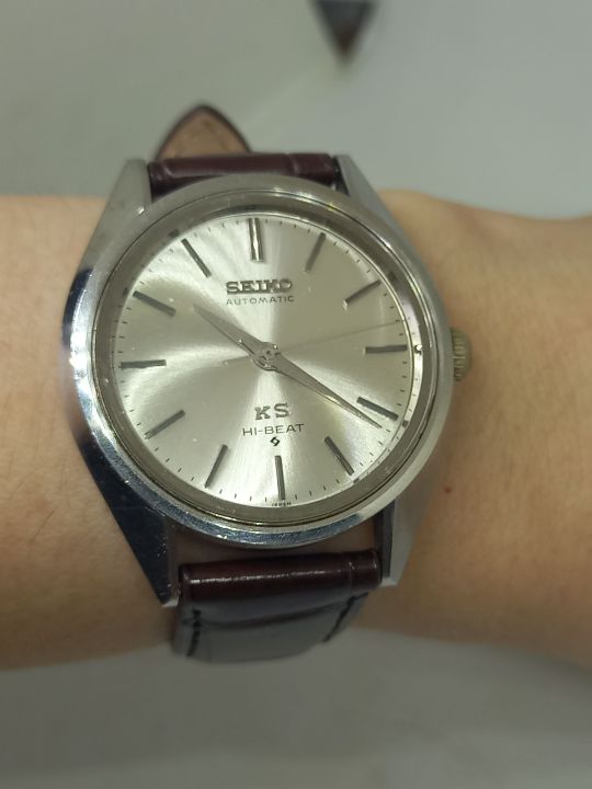 HCM] Đồng Hồ Seiko KS Hi-Beat Đáy Đúc Liền Mông Bọc Vàng Đẹp Lung