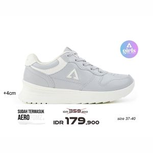 Aerostreet 37-40 Sydney Natural Natural Abu Muda - Sepatu Sneakers Wanita