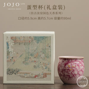 Ceramic Tea Cup Egg Cup Owner Cup Gongfu Tea Set Tasting Cup Traditional Chinese Style Hand-Painted Dinnerware for All Occasions