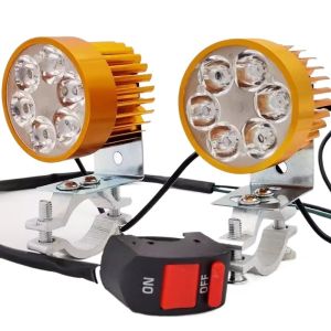 ไฟหน้า LED สว่างพิเศษสำหรับรถจักรยานยนต์ไฟฟ้า หลอดไฟโปรเจคเตอร์ภายนอก 12V 48V 60V 72V รถสามล้อ