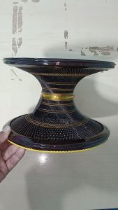 ขาบาตร พระ ไม้ไผ่ ลายพื้น แข็งแรง สวยงาม ( ขาบาตรพระ ขารองบาตร แม่ชี ของใช้พระ สินค้าพระ ) โชคดีโปรดักส์ สังฆภัณฑ์