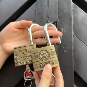 Ổ khóa cửa ZORO 6 phân cao cấpkhóa bấm không cần chìa chống nước chống gỉ.Hàng chính hãng