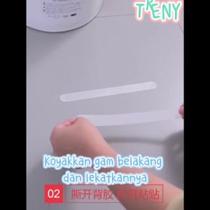 TRENY Floor Safety Non Skid Tape Roll Anti Slip Adhesive Stickers Anti Slip Floor Tape Black Yellow Black Transparent
