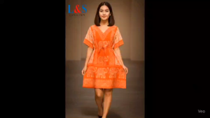 ชุดทรงค้างคาวสไตล์โบฮีเมียนลายช้างบาติก