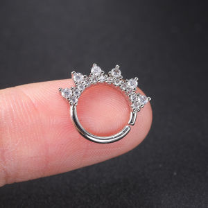 1PC Helix Ear Piercing Stud Earrings for Women Zircon Star Ear Tragus Cartilage Piercing Accessories Jewelry Gift Drop Shipping
