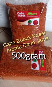 cabe bubuk kasar AROMA DAUN JERUK 1Kg / cabe bubuk super pedas