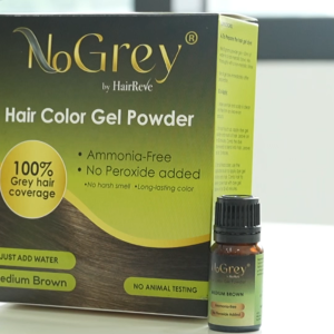 NoGrey HAIR COLOR (No Ammonia Peroxide) + HairReve Sulfate-Free SHAMPOO (250ml) + Revitalizing Daily Hair TREATMENT