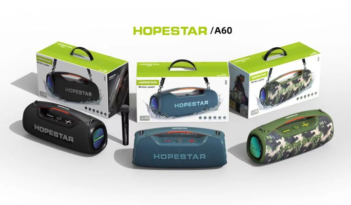 SY ใหม่ล่าสุด Hopestar A60 ลำโพงบลูทูธ 100 วัตต์ ฟรี ไมค์ 1 อัน ลำโพง 5 ...