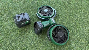 TANZU Quạt Đôi Di Động TANZU 2-in-1 | Sạc Dự Phòng & Làm Mát Siêu Nhẹ Nhàng | Pin Li-ion 21V 9AH | Điều Chỉnh 360° | Kháng Muỗi | Dành Cho Outdoor & Văn Phòng