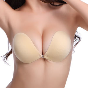 Plus Size Ultra-Thin Breathable Chest Stickers Gathered Thick Invisible Underwear Anti-Sagging Invisible Bra Large Size Swimsuit