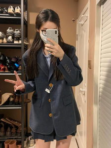 XUECAIQI | Korean Style School Uniform Set 3 Pieces