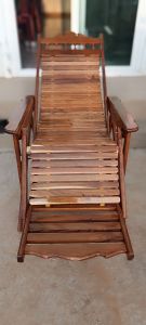 เปลระนาดเก้าอี้ฮ่องเต้ลายไม้เคลือบเงาแข็งแรงทนทานอายุการใช้งานนาน