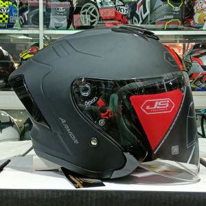 HELM JS ARMOR MOTIF TERBARU PAKET GANTENG GRATIS STIKER