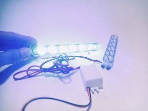 lampu led slim kedip  model slim 6 mata