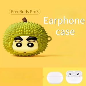 Crayon Shin Chan Anime Airpods Pro Earphone Protective Cover Cute 3D Cartoon Durian Airpods 2/1 3 Protective Cover Creative Gift