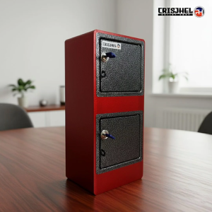 METALLIC RED - Dual Door Alkansya Vault Multi Purpose Security box Direct Supplier & Manufacturer