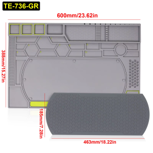 NEWACALOX 388x600mm Từ Tính Lớn 2 Trong 1 Thảm Hàn Sắt Chịu Nhiệt Công Cụ Sửa Chữa Chăn Hàn Chịu Nhiệt Độ Cao