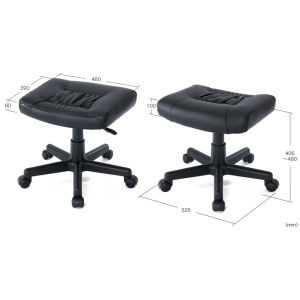 Sanwa Supply | Teddy Fleece Foot Stool