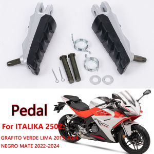 Motorcycle Foot Rests Pedal Front Footrest For ltalika 250Z GRAFITO VERDE LIMA 2019-2024 250Z NEGRO MATE 2022-2024 A Aet Pedal